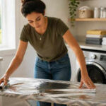 Why some people put aluminium foil under their ironing board and how this simple layer can speed up ironing