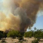 Texas wildfire jumps creeks and rivers as powerful winds drive rapid spread