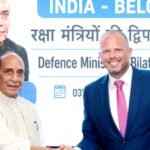 Don’t share any sensitive tech with Pak, Rajnath asks Belgian minister; both countries ink 10 defence pacts on rockets, military hardware