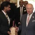 Babar Azam presents signed Pakistan team bat to King Charles III amid England tour turmoil
