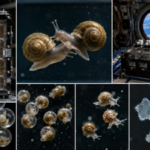 In 2003, Nasa researchers found freshwater snails mated and reproduced in space, with gravity-sensing statoconia 50% larger by volume than ground controls