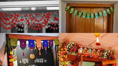 Diy Door Décor Ideas: Make your own festive torans and door décor using materials at home