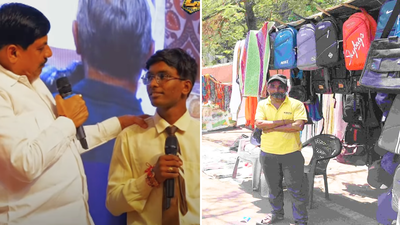 Roadside bag seller’s son cracks NEET, JEE Main and CUET in first attempt: Jabalpur’s Om Chouksey now dreams of becoming a doctor
