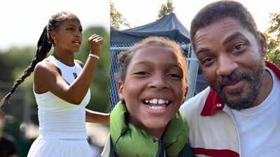Thea Frodin played Serena Williams’ body double in ‘King Richard’ at 12; 5 years later, after winning the US junior title that earned her a US Open wild card, she is playing against No. 2 Elena Rybakina